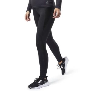 Reebok Thermowarm Touch Tights Damen - Schwarz - DE 957-FDU